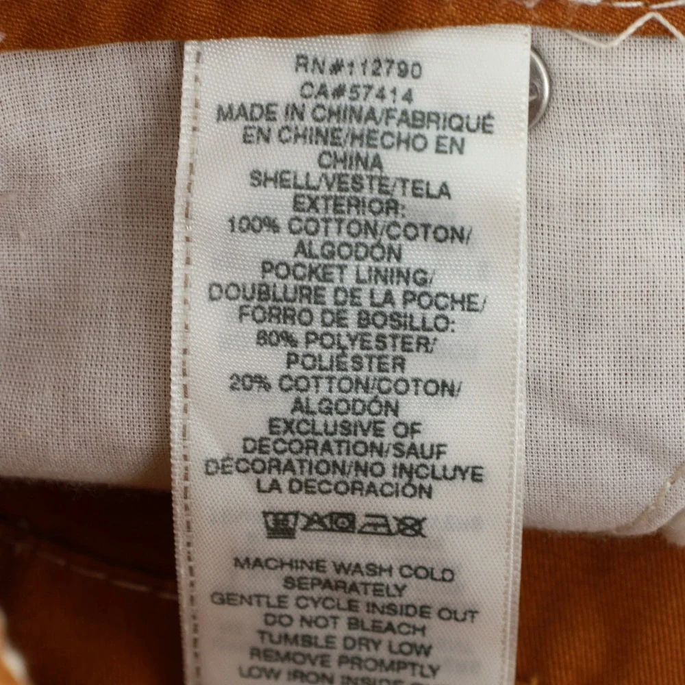 True Religion‎ Big T Double Pocket Baggy Cargo Jeans Caramel Cafe Size 28 Cotton